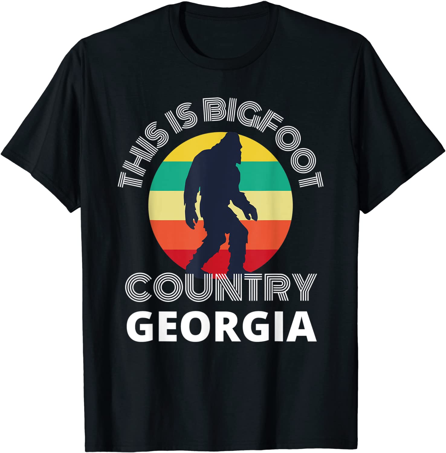 This Is Bigfoot Country Georgia tshirt